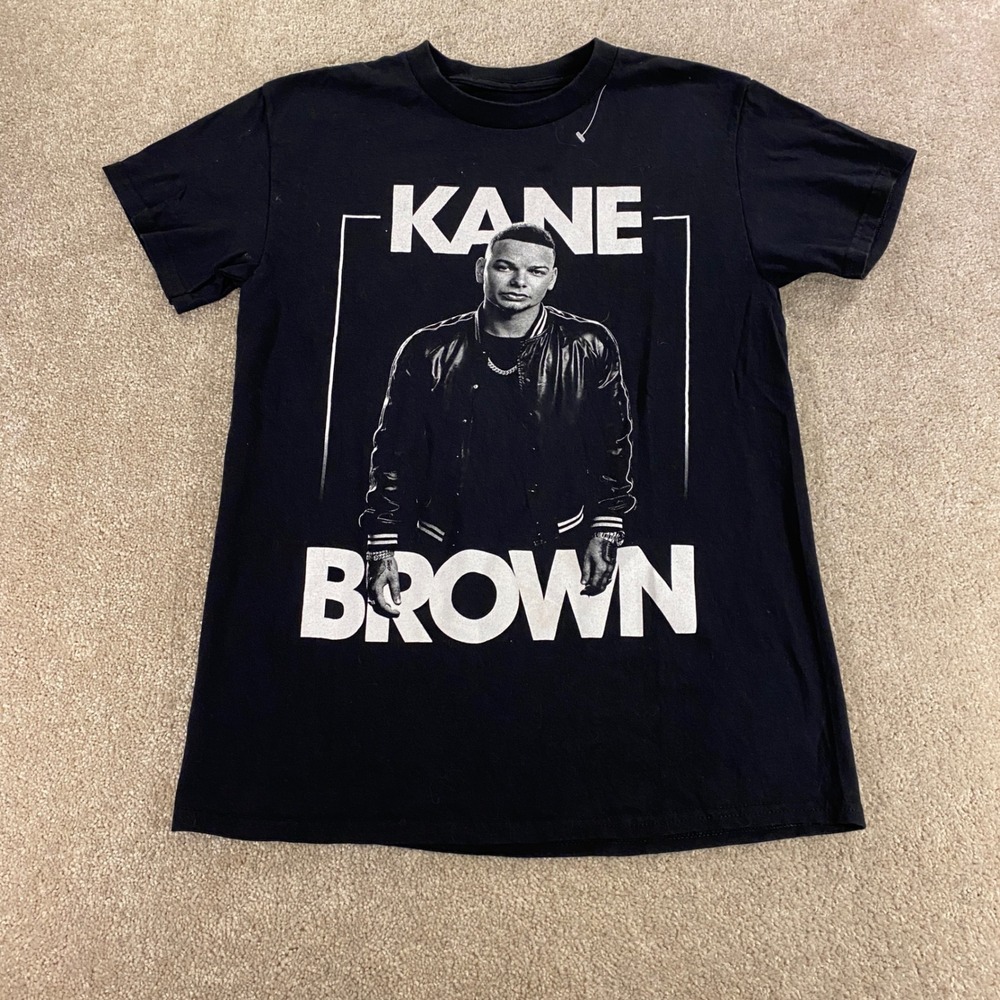 Kane Brown Graphic T-Shirt Kids Medium Black Short Sleeve Country Music Merch